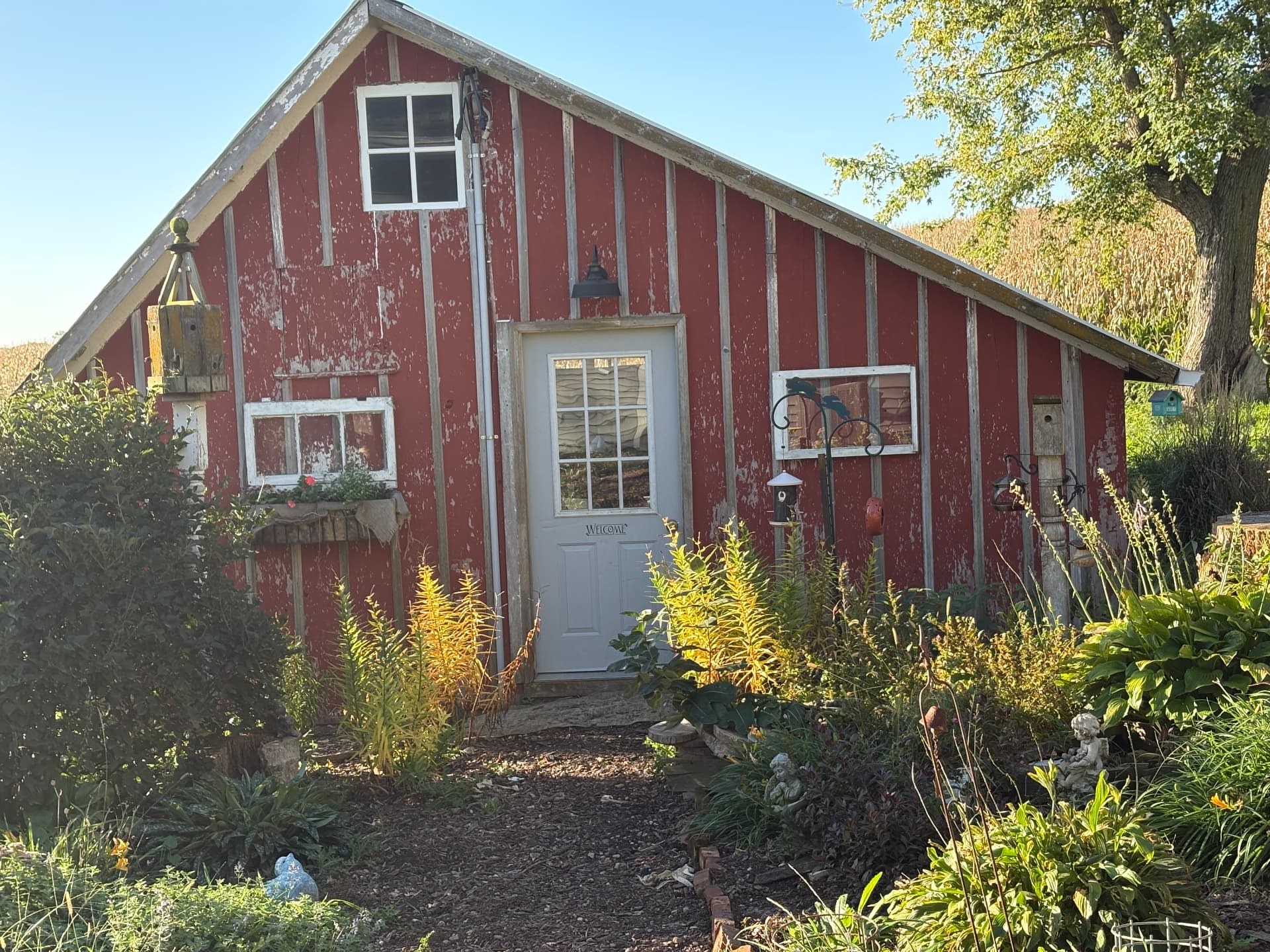 Kask Studio’s red barn in Denison, Iowa